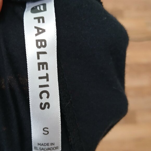 Fabletics Plush Twist Front Tank Top Black Size Small - Picture 6 of 7